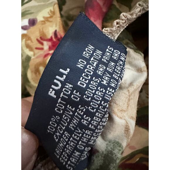 Ralph Lauren Vintage Constance Post Road Floral Full Flat Fitted Two Pillowcases - Picture 7 of 10